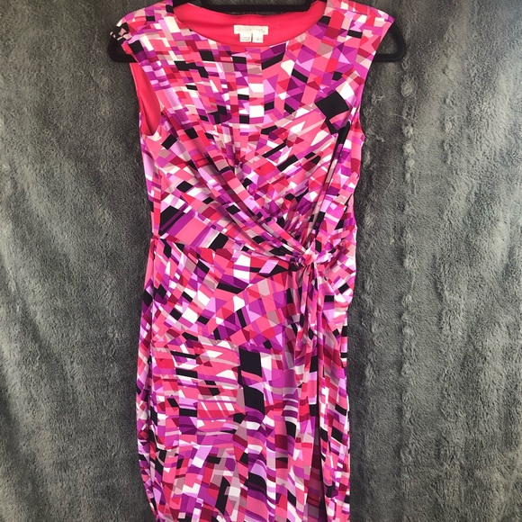 Pink Geometric Dress - Picture 1 of 6